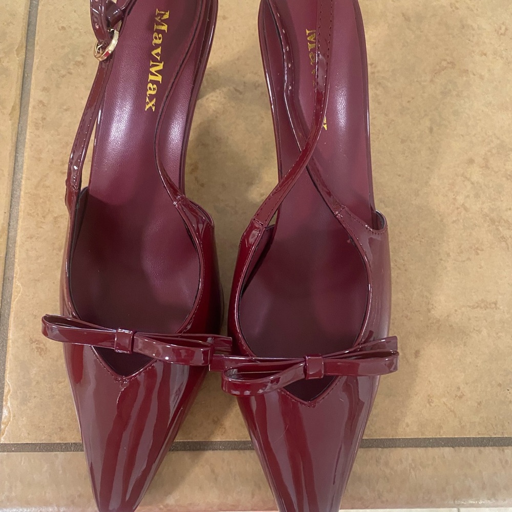 Burgundy Heels for Women